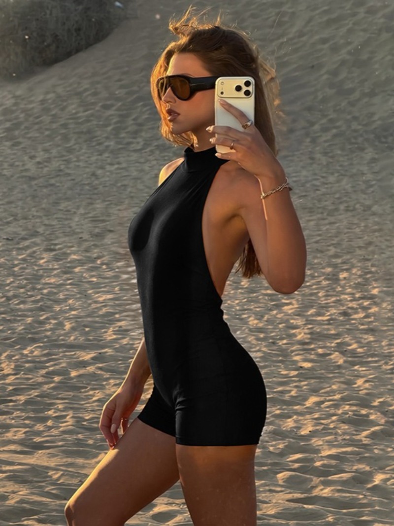 Yoga Overall Fitness - Sexy halternek mouwloze bodysuits dames zomer