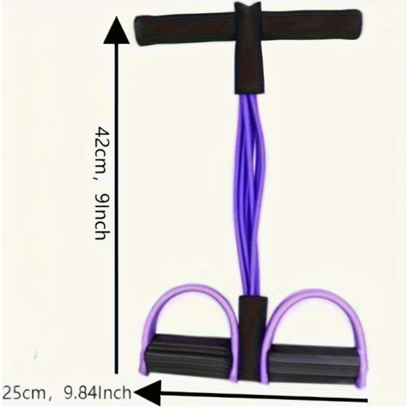 Yoga Fitness Gear - 6 buizen elastische yoga pedaal-trekbanden voor