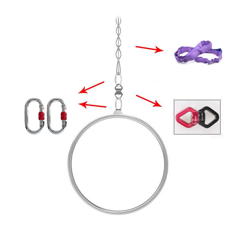 Yoga Fitness Kit - 50cm Antenne Hoop Mini Lyra Kit