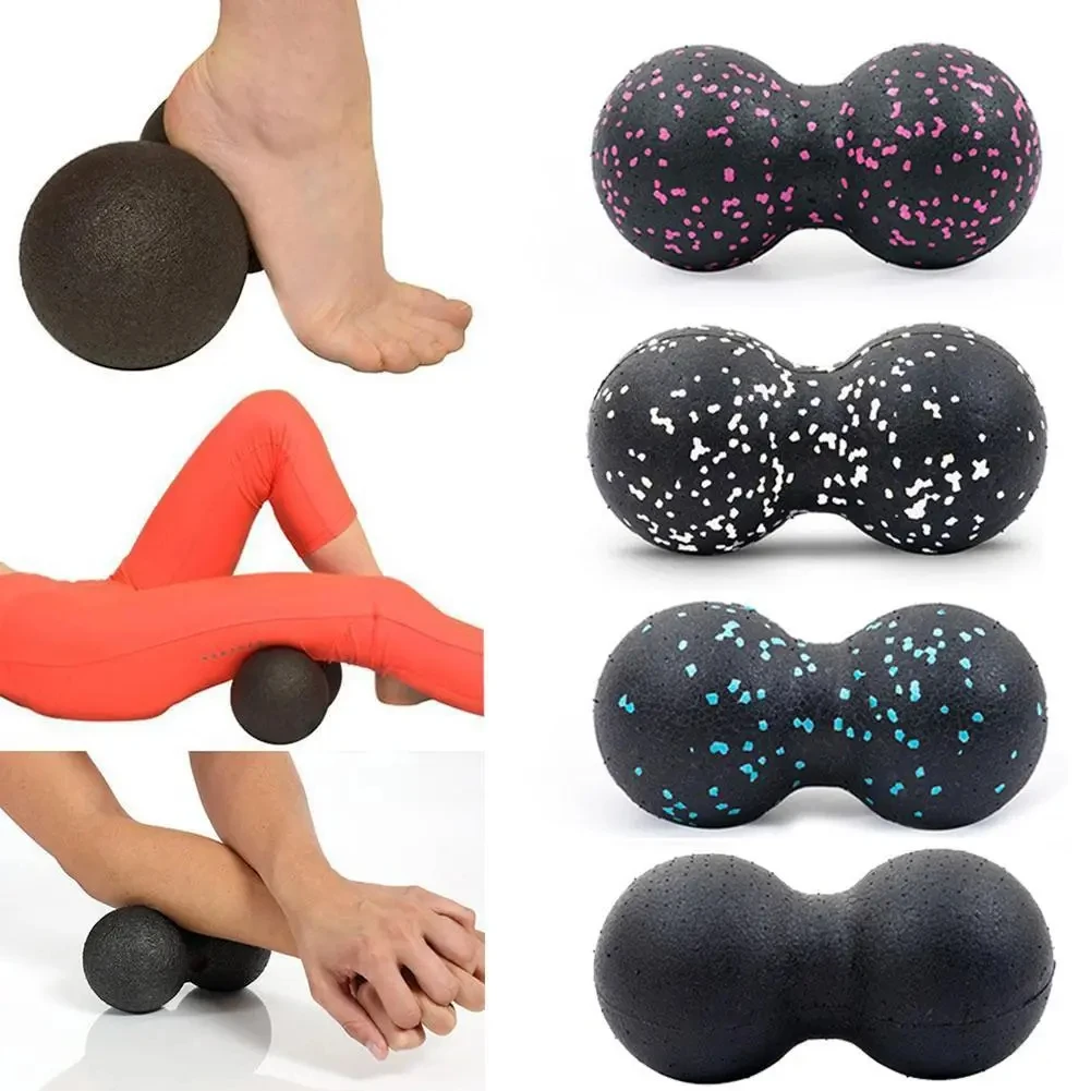 Shoulder Massage Ball - Yoga Massage Rollerbal Peanut Double Lacrosse