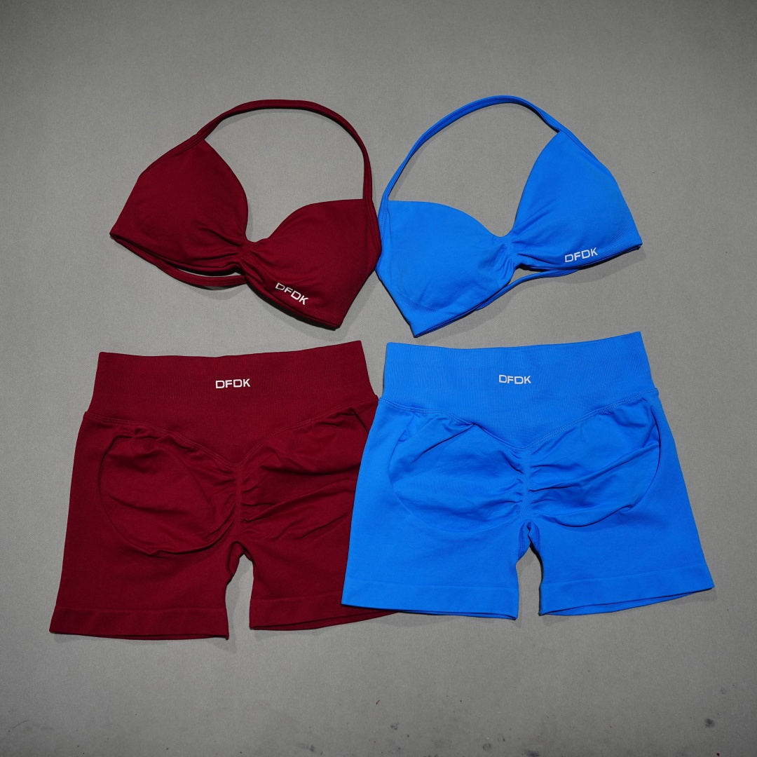 Yoga Fitness Kit - DFDK Dames 2-delige fitness sportset met