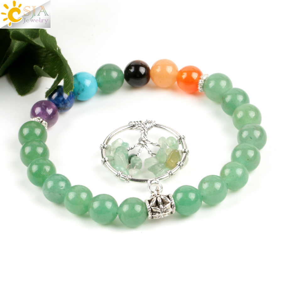 Csja 7 Chakra Natuurlijke Sten - Yoga Fitness Tracker recensie en prijs