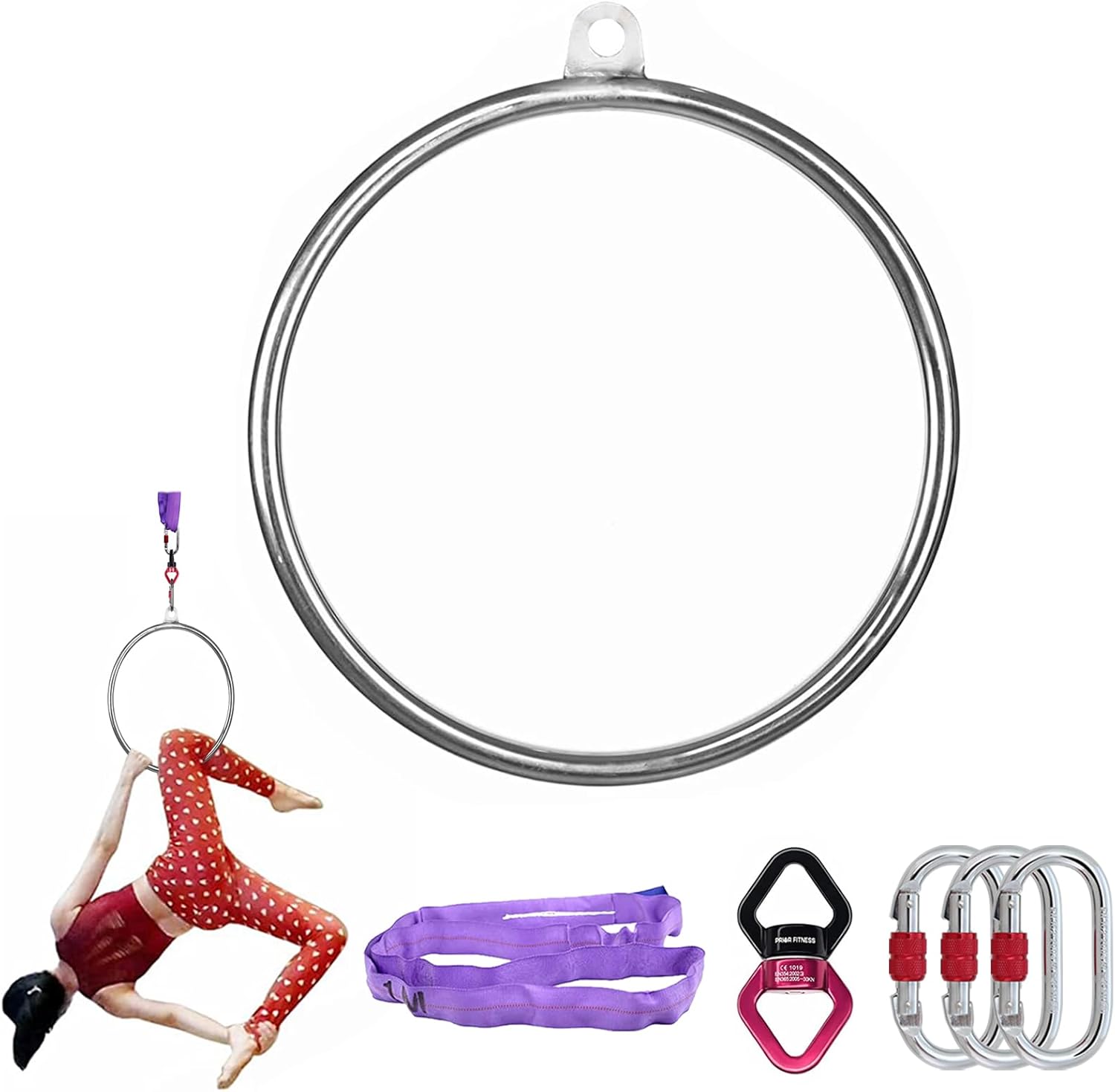 50cm Antenne Hoop Mini Lyra Ki - Yoga Fitness Kit recensie en prijs