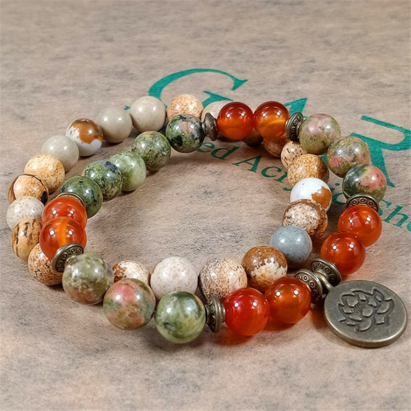 Charm Stone Pols Mala Healing  - Yoga Fitness Tracker recensie en prijs