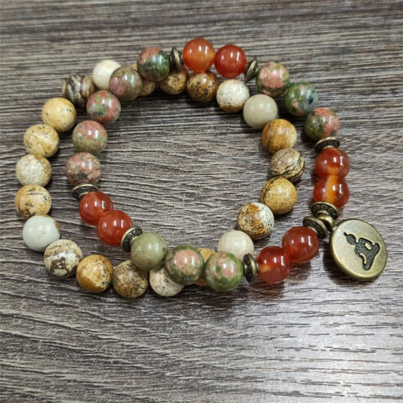 Charm Stone Pols Mala Healing  - Yoga Fitness Tracker recensie en prijs
