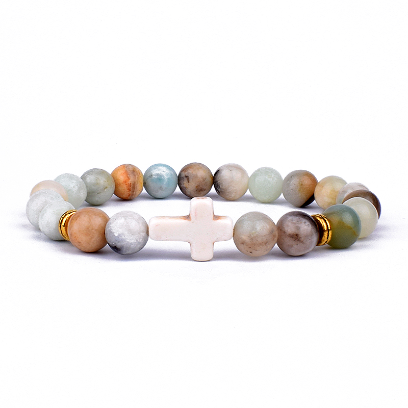 Trendy Jesus Cross Charm Blauw - Yoga Fitness Tracker recensie en prijs