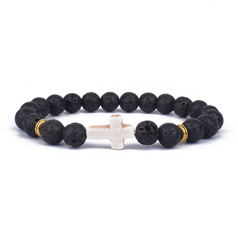 Trendy Jesus Cross Charm Blauw - Yoga Fitness Tracker recensie en prijs