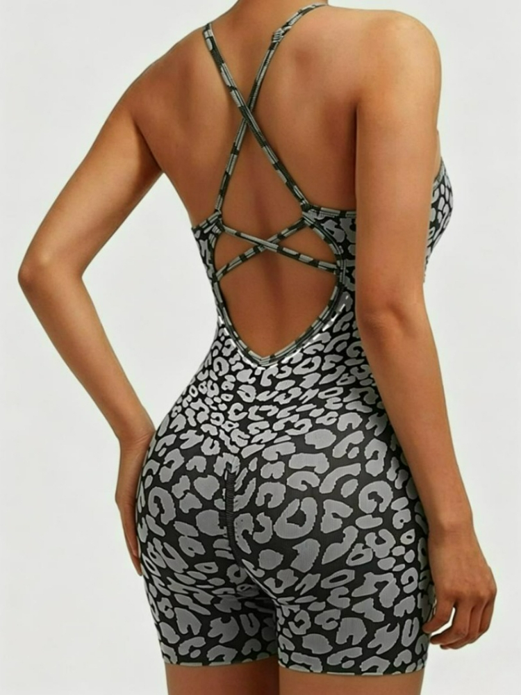 Mode Casual luipaardprint Gym  - Yoga Overall Fitness recensie en prijs