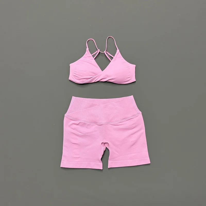 Crossover Waist Vision Shorts  - Yoga Fitness Kit recensie en prijs